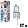 Sæt med 10 ovnpærer HALOSTAR G4/20W/12V 2700K - Osram