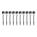 SÆT MED 10x LED Solcellelampe LED/0,06W/1,2V 6000K IP44 40 mAh