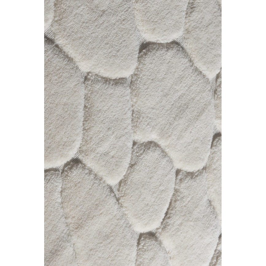 Sæt med 2 badeværelsesmåtter LINO 60 x 100 cm, cremefarvet