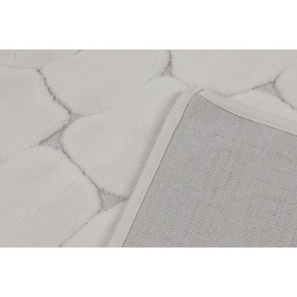 Sæt med 2 badeværelsesmåtter LINO 60 x 100 cm, cremefarvet