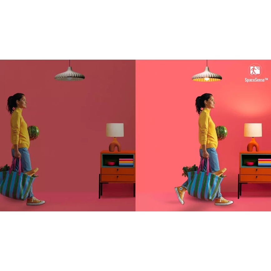 Sæt med 2 LED-dæmpbare pærer med bevægelsessensor PAR16 GU10/4,7W/230V 2700-6500K CRI 90 Wi-Fi - WiZ