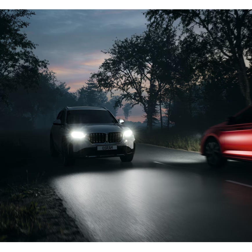 Sæt med 2 LED-bilpærer NIGHT BREAKER SPEED H4 P43T/14W/12V 6000K - Osram