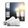 Sæt med 2 LED dæmpbare pærer Philips Hue WHITE AMBIANCE E27/6W/230V 1000-20000K