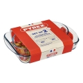 Sæt med 2 ovnfaste PYREX-fade, 2,7/2,2 l