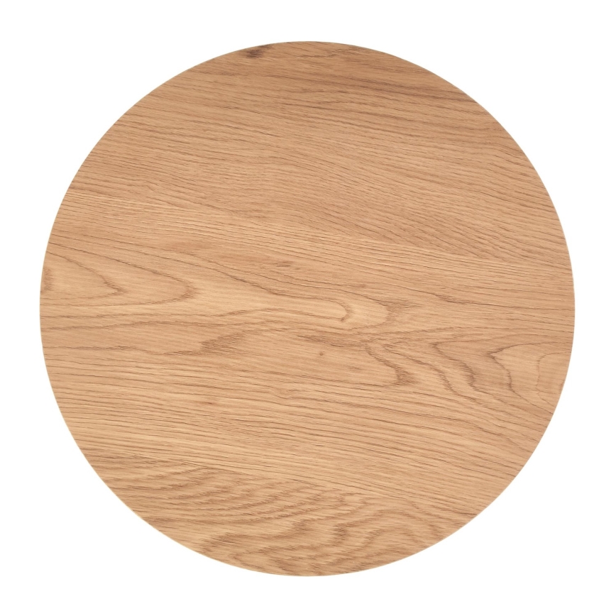 Sæt med 2 sofaborde ZENYA i egetræ/sort