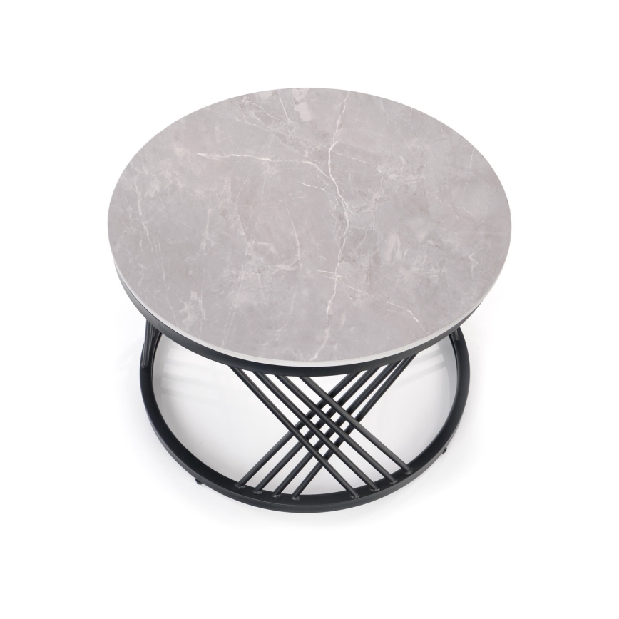 Sæt med 2 stk. ELEGRA-sofaborde, grå