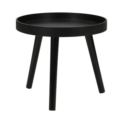 Sæt med 2 VERDE sofaborde Ø 60/38 cm, sort