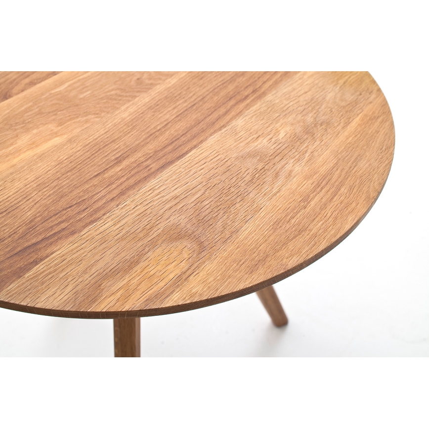 Sæt med 2 VEYLOR sofaborde i egetræ