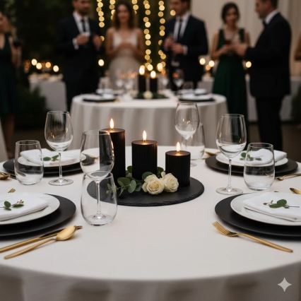 Sæt med 3 BRILLO LED-lys, LED/2xAA, sort + fjernbetjening