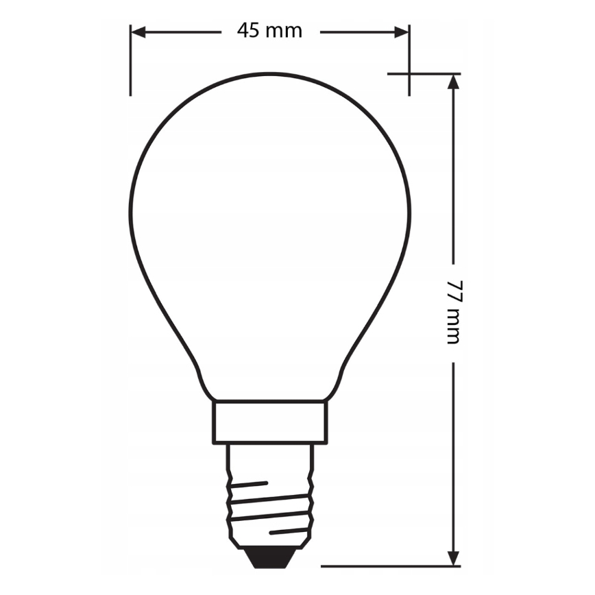 Sæt med 3 LED-pærer BASE CLASSIC FILAMENT E14/5,9W/230V 4000K - Osram