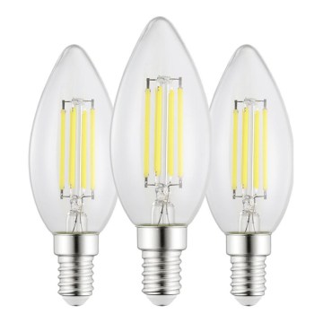 Sæt med 3 LED-pærer C35 E14/2,2W/230V 2700K - Eglo 110439