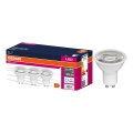 Sæt med 3 LED-reflektorpærer PAR16 GU10/6,9W/230V 6500K 60° - Osram