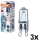 Sæt med 3 ovnpærer HALOPIN G9/25W/230V 2700K - Osram