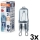 Sæt med 3 ovnpærer HALOPIN G9/40W/230V 2700K - Osram