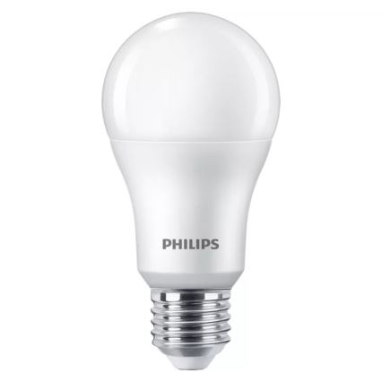 Sæt med 3 stk. Philips A60 LED-pærer, E27, 13W, 230V, 2700K
