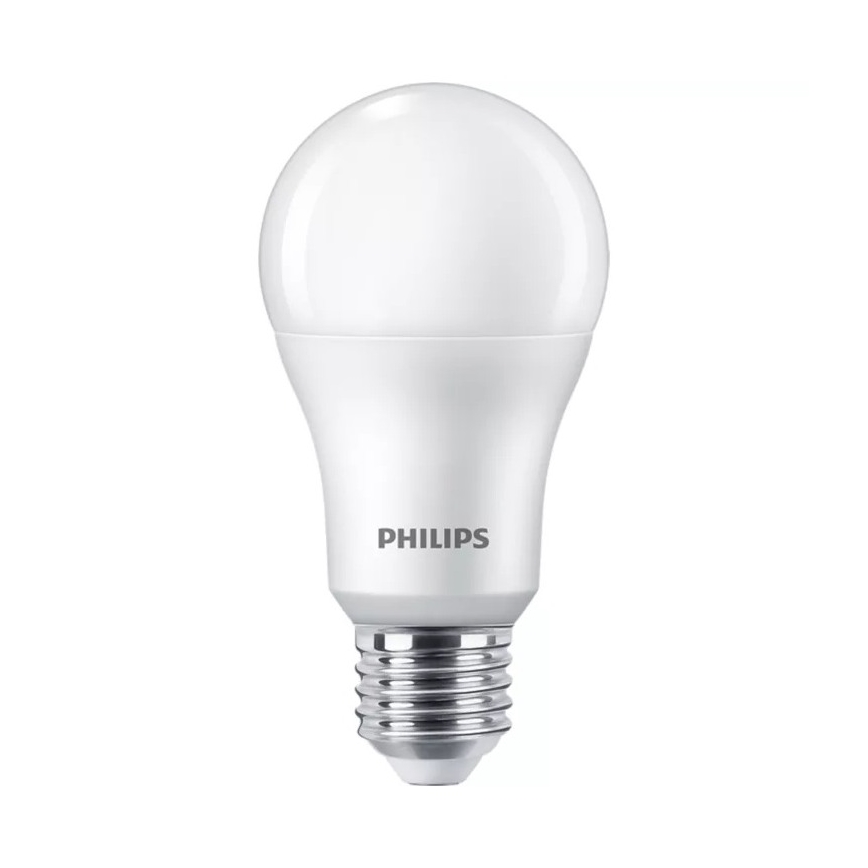 Sæt med 3 stk. Philips A60 LED-pærer, E27, 13W, 230V, 2700K