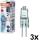 Sæt med 3x ovnpærer HALOSTAR G4/20W/12V 2700K - Osram
