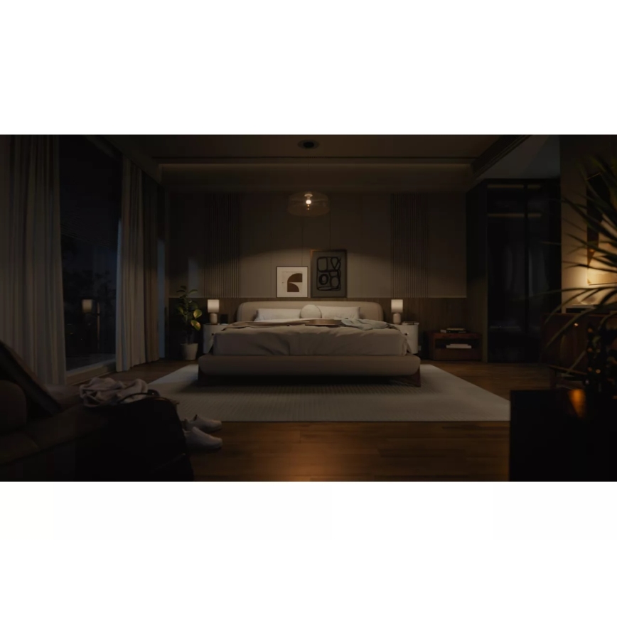 Sæt med 4 dæmpbare Philips Hue WHITE AMBIANCE LED-pærer E27/6W/230V 1000-20000K