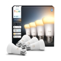 Sæt med 4 dæmpbare Philips Hue WHITE AMBIANCE LED-pærer E27/6W/230V 1000-20000K