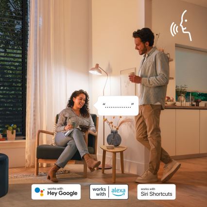 Sæt med 4 LED RGB-dæmpbare pærer Philips SMART C37 E14/5W/230V 2200–6500K