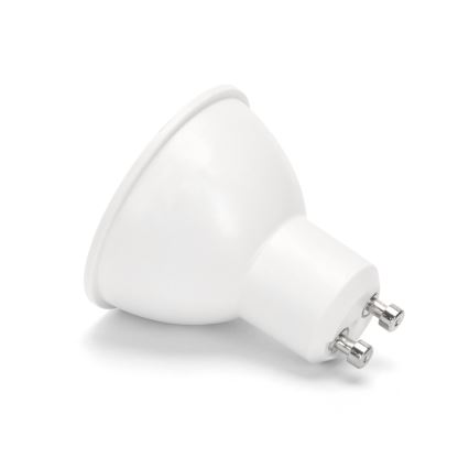 Sæt med 4 smart, dæmpbare LED RGBW GU10-pærer, 4,9 W, 230 V, 2700–6500 K - Aigostar