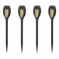SÆT MED 4 LED Solcellelamper 4xLED/3,6V 1xAAA IP44 100 mAh