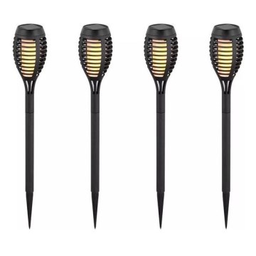 SÆT MED 4 LED Solcellelamper 4xLED/3,6V 1xAAA IP44 100 mAh