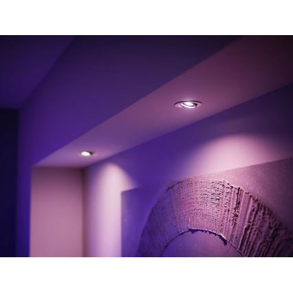 Sæt med 4 LED RGBW dæmpbare spotpærer Philips Hue WHITE AND COLOR AMBIANCE GU5,3/MR16/6,3W/12V 2000-6500K