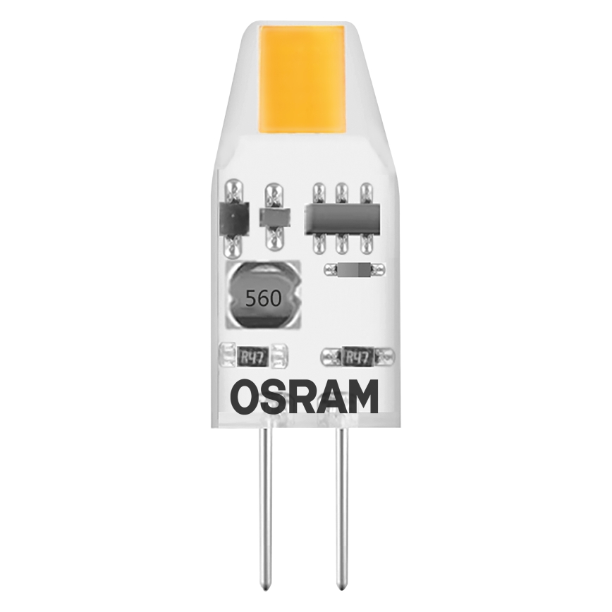 Sæt med 5 LED-pærer G4 (micro-stift) 1W/12V 2700K - Osram