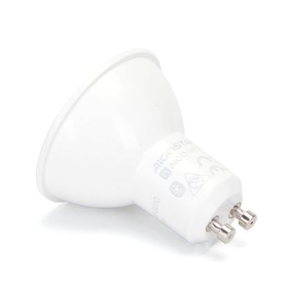 SÆT 6x LED RGBW dæmpbar pære MESH GU10/6,5W/230V 2700-6500K + fjernbetjening - Aigostar