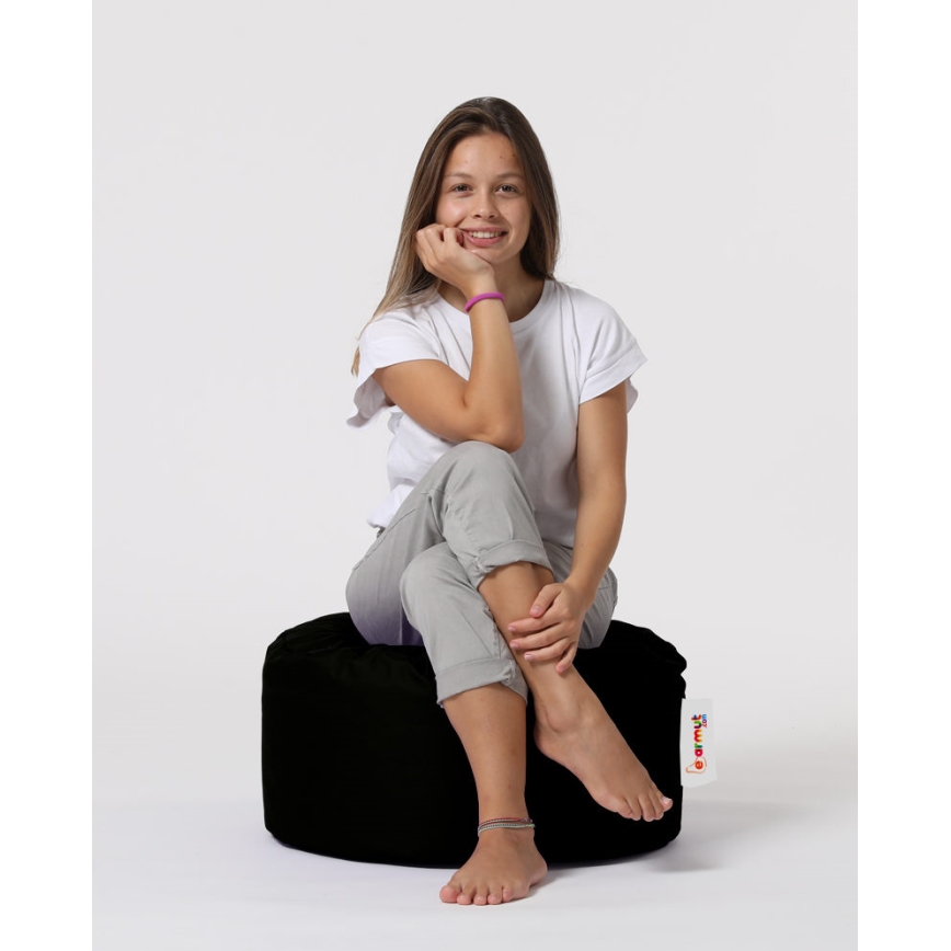 Taburet 55 cm sort