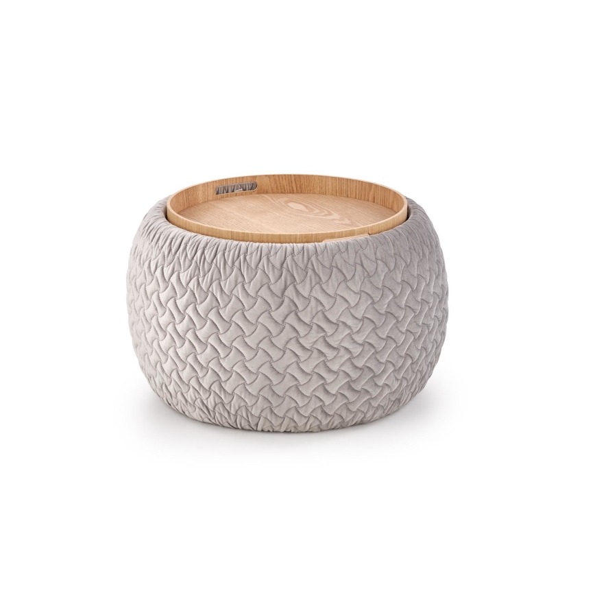 Taburet BONO diameter 54 cm grå
