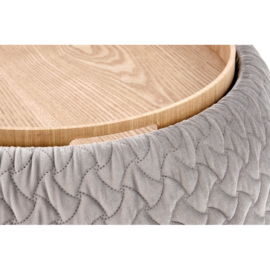 Taburet BONO diameter 54 cm grå