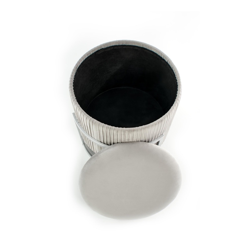 Taburet CRICKET diameter 40 cm grå