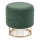 Taburet MINTY diameter 37 cm grøn/guldfarvet