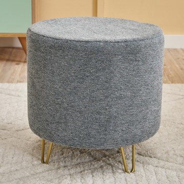 Taburet NANI Ø 40 cm, grå