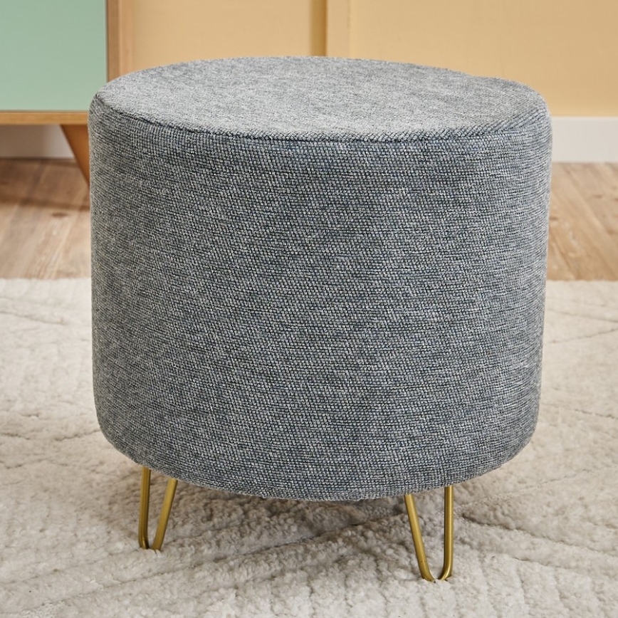 Taburet NANI Ø 40 cm, grå