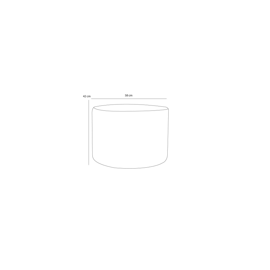 Taburet RABO Ø 58 cm, beige