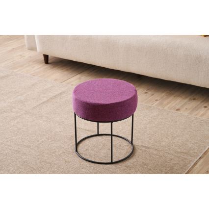 Taburet RELO Ø 40 cm rosa