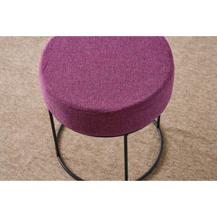 Taburet RELO Ø 40 cm rosa