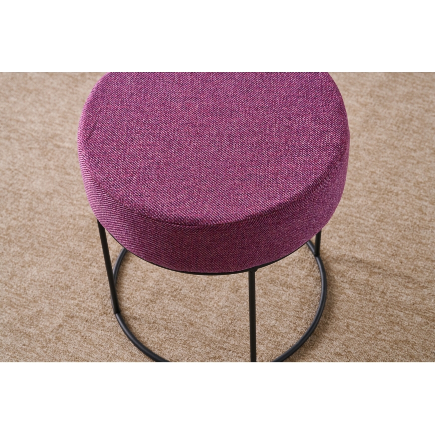 Taburet RELO Ø 40 cm rosa