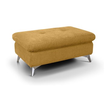Taburet SALERNO 66x100 cm gul