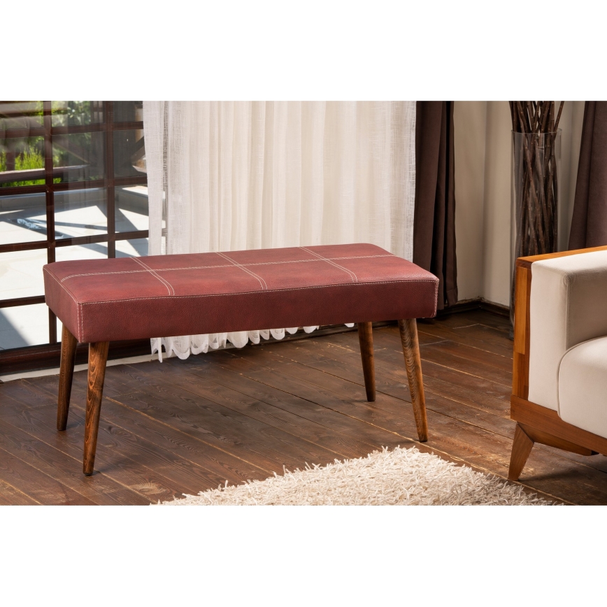 Taburet VITO 46x92 cm rød