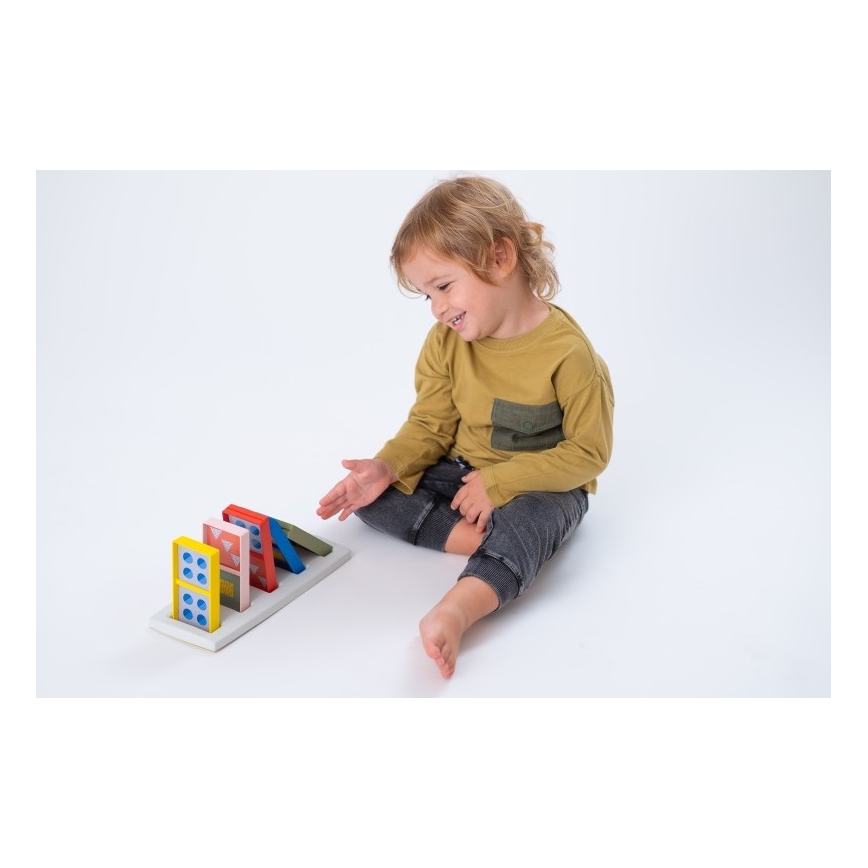 Taf Toys - Dominobrikker til børn 4-i-1 dyr