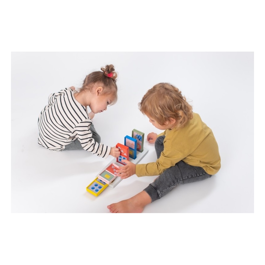 Taf Toys - Dominobrikker til børn 4-i-1 dyr