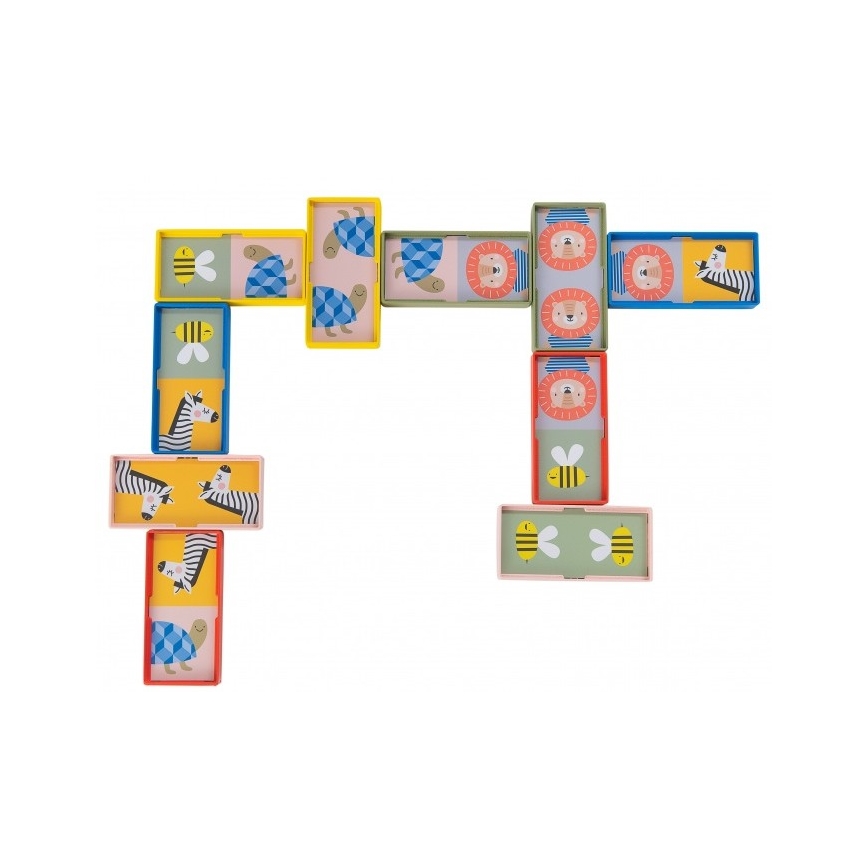 Taf Toys - Dominobrikker til børn 4-i-1 dyr