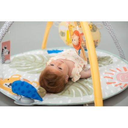 Taf Toys - Legemåtte med legetøjsstang savanne 2xAAA