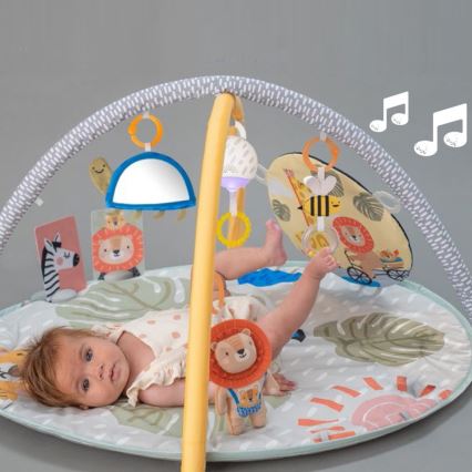 Taf Toys - Legemåtte med legetøjsstang savanne 2xAAA