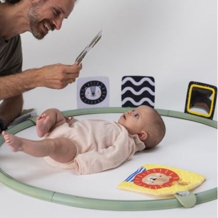 Taf Toys - Tummy time træningsring diam. 90 cm savanne