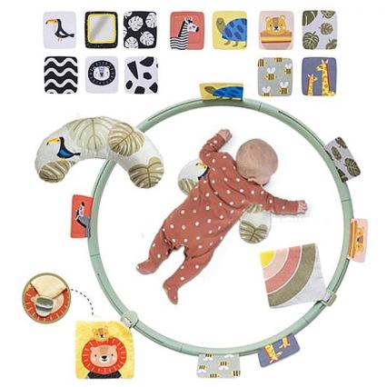 Taf Toys - Tummy time træningsring diam. 90 cm savanne